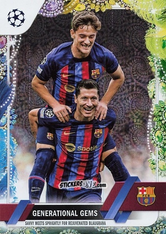 Sticker Generational Gems (Gavi / Lewandowski)