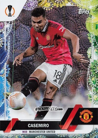 Sticker Casemiro - Carnaval Edition UEFA Club Competitions 2022-2023
 n. 64 - Topps