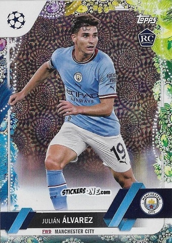 Sticker Julián Álvarez - Carnaval Edition UEFA Club Competitions 2022-2023
 n. 68 - Topps