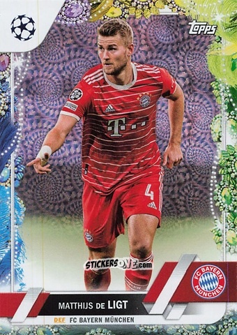 Sticker Matthijs de Ligt - Carnaval Edition UEFA Club Competitions 2022-2023
 n. 161 - Topps