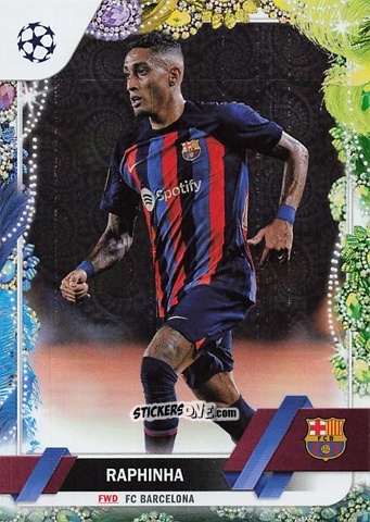 Sticker Raphinha - Carnaval Edition UEFA Club Competitions 2022-2023
 n. 164 - Topps