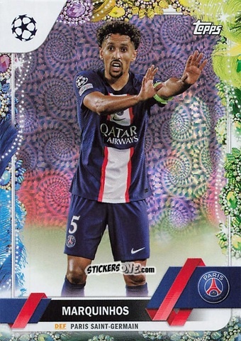 Sticker Marquinhos - Carnaval Edition UEFA Club Competitions 2022-2023
 n. 180 - Topps