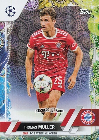 Sticker Thomas Müller - Carnaval Edition UEFA Club Competitions 2022-2023
 n. 187 - Topps