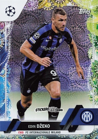 Sticker Edin Džeko - Carnaval Edition UEFA Club Competitions 2022-2023
 n. 192 - Topps