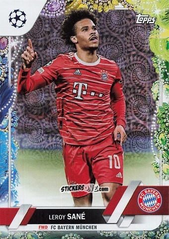 Sticker Leroy Sané - Carnaval Edition UEFA Club Competitions 2022-2023
 n. 196 - Topps