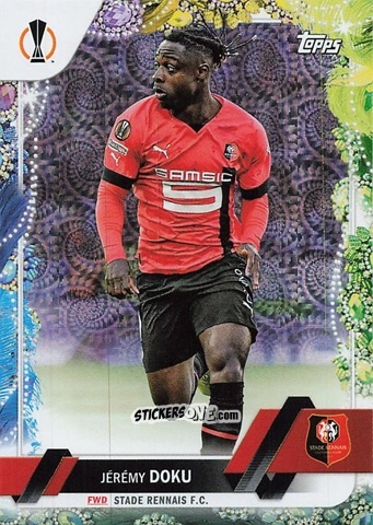 Sticker Jérémy Doku - Carnaval Edition UEFA Club Competitions 2022-2023
 n. 198 - Topps