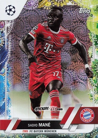 Sticker Sadio Mané - Carnaval Edition UEFA Club Competitions 2022-2023
 n. 200 - Topps