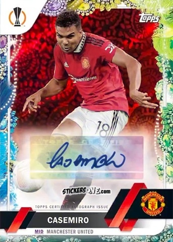 Sticker Casemiro - Carnaval Edition UEFA Club Competitions 2022-2023
 n. CA-C - Topps