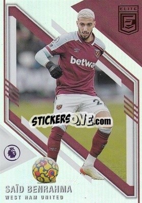 Sticker Said Benrahma - Donruss Elite Premier League 2021-2022
 - Panini