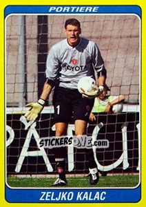 Cromo Zeljko Kalac - Supercalcio 2002-2003 - Panini