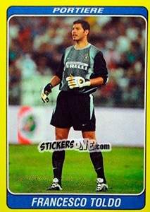 Sticker Francesco Toldo - Supercalcio 2002-2003 n. 6 - Panini