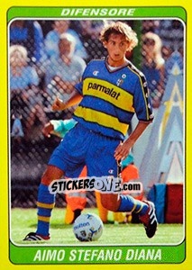 Sticker Aimo Stefano Diana - Supercalcio 2002-2003 n. 18 - Panini