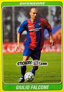 Sticker Giulio Falcone - Supercalcio 2002-2003 - Panini