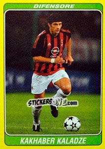 Sticker Kakhaber Kaladze - Supercalcio 2002-2003 n. 22 - Panini