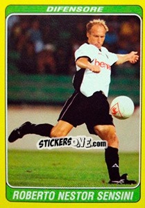 Sticker Roberto Nestor Sensini - Supercalcio 2002-2003 n. 25 - Panini
