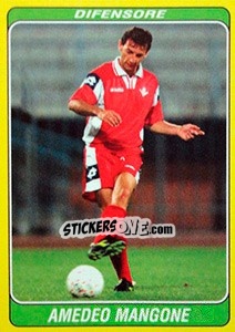 Sticker Amedeo Mangone - Supercalcio 2002-2003 n. 26 - Panini