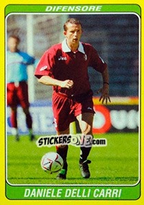 Sticker Daniele Delli Carri - Supercalcio 2002-2003 - Panini