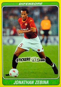 Figurina Jonathan Zebina - Supercalcio 2002-2003 - Panini