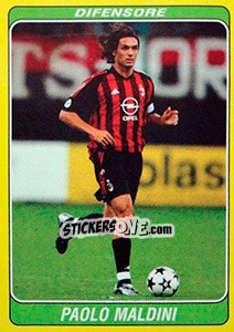 Figurina Paolo Maldini - Supercalcio 2002-2003 - Panini