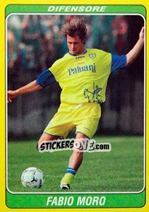 Sticker Fabio Moro - Supercalcio 2002-2003 - Panini