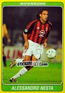 Sticker Alessandro Nesta - Supercalcio 2002-2003 - Panini