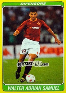 Cromo Walter Adrian Samuel - Supercalcio 2002-2003 - Panini