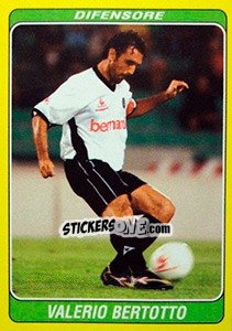 Sticker Valerio Bertotto - Supercalcio 2002-2003 - Panini