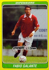 Sticker Fabio Galante - Supercalcio 2002-2003 - Panini