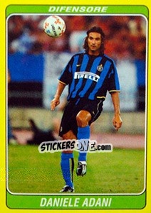 Figurina Daniele Adani - Supercalcio 2002-2003 - Panini