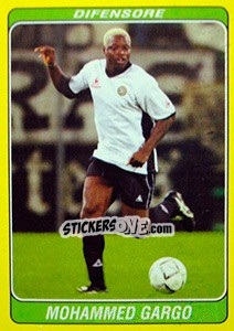 Sticker Mohammed Gargo - Supercalcio 2002-2003 n. 64 - Panini
