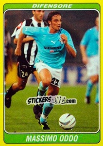 Sticker Massimo Oddo - Supercalcio 2002-2003 n. 65 - Panini
