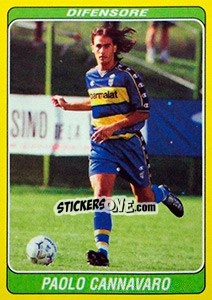 Cromo Paolo Cannavaro - Supercalcio 2002-2003 - Panini