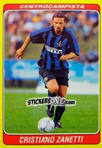 Sticker Cristiano Zanetti - Supercalcio 2002-2003 - Panini