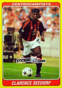 Sticker Clarence Seedorf - Supercalcio 2002-2003 n. 89 - Panini