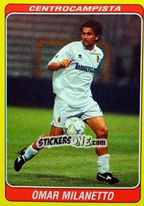 Sticker Omar Milanetto - Supercalcio 2002-2003 - Panini