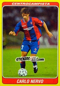 Sticker Carlo Nervo - Supercalcio 2002-2003 n. 100 - Panini