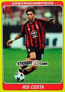 Sticker Rui Costa - Supercalcio 2002-2003 n. 101 - Panini