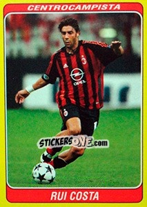 Figurina Rui Costa - Supercalcio 2002-2003 - Panini