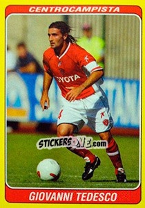 Sticker Giovanni Tedesco - Supercalcio 2002-2003 - Panini