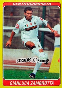 Sticker Gianluca Zambrotta - Supercalcio 2002-2003 n. 114 - Panini