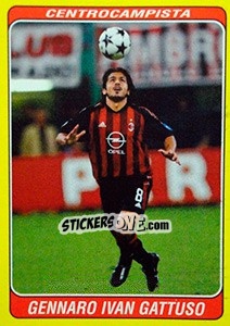 Sticker Gennaro Ivan Gattuso - Supercalcio 2002-2003 n. 116 - Panini