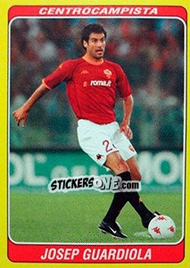 Cromo Josep Guardiola - Supercalcio 2002-2003 - Panini