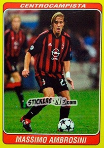 Sticker Massimo Ambrosini - Supercalcio 2002-2003 n. 126 - Panini