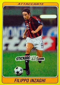 Sticker Filippo Inzaghi - Supercalcio 2002-2003 n. 133 - Panini