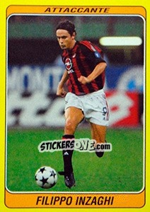 Figurina Filippo Inzaghi - Supercalcio 2002-2003 - Panini