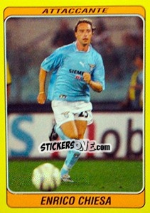 Figurina Enrico Chiesa - Supercalcio 2002-2003 - Panini