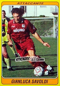 Sticker Gianluca Savoldi - Supercalcio 2002-2003 - Panini