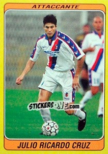 Sticker Julio Ricardo Cruz - Supercalcio 2002-2003 - Panini