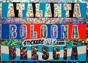 Figurina Atalanta / Bologna / Brescia - Supercalcio 2002-2003 - Panini