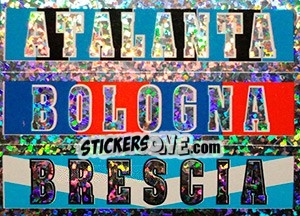 Sticker Atalanta / Bologna / Brescia - Supercalcio 2002-2003 n. S - Panini